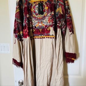 Beautiful froq multicolor embroidery